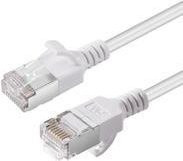 Microconnect Cat6a U/FTP Ethernet LAN Netzwerkkabel Weiß 10 m - Bild 1