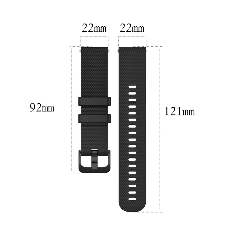 Garmin Uhrenarmband Silikon, Schwarz, Unisex - Bild 3
