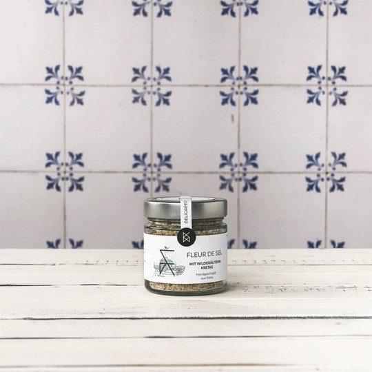 Deligreece Fleur de Sel mit Wildkräutern 160 g - Bild 1