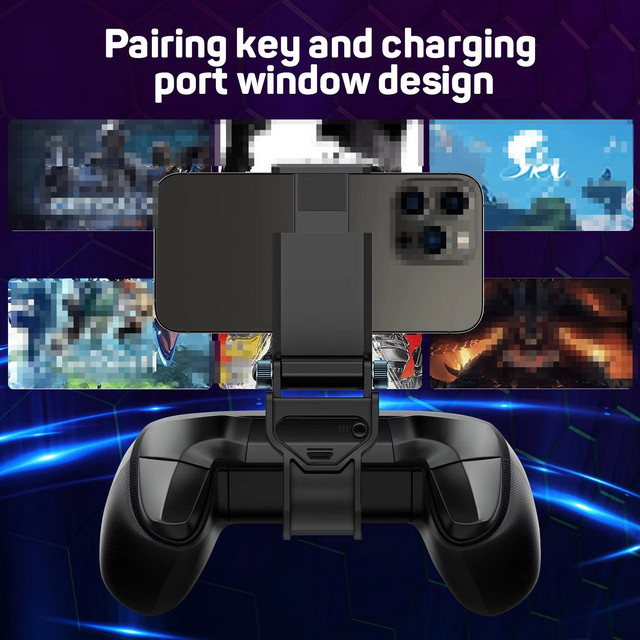 Mobile Gaming Clip Handy Halterung für Xbox Serie X und XSX Wireless Controller in Schwarz und Rot - Bild 1