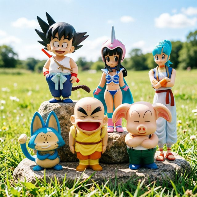 Bandai Dragon Ball Super Son Goku Krillin Bulma, Actionfigur, Einzelfigur - Bild 1