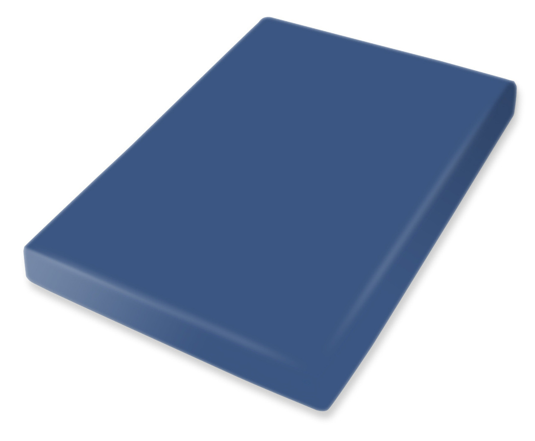 Bassetti Spannbettlaken B1/831 Oltremare aus Baumwoll-Jersey in Blau - Bild 1