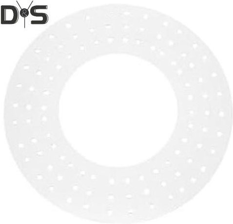 DYS Home Decor Kranzrahmen aus transparentem Acryl, runder Blumenreif mit Löchern für DIY-Girlanden - Bild 1