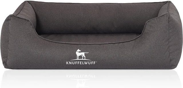 Knuffelwuff Hundebett Leon Orthopädisch mit Schaumstofffüllung und abnehmbarem Bezug, Anthrazit, B: 85 cm, T: 63 cm - Bild 1