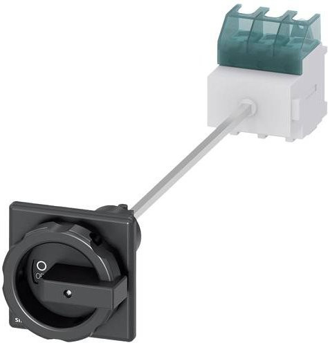 Siemens Lasttrennschalter Schwarz 3polig 63A 35mm² 690 V/AC 3LD25450TK51 - Bild 1