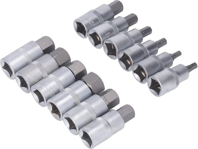 Aimo 12-teiliges Master Impact Steckschlüssel-Set aus gehärtetem Stahl, 1/2 Zoll Antrieb, Silber - Bild 1