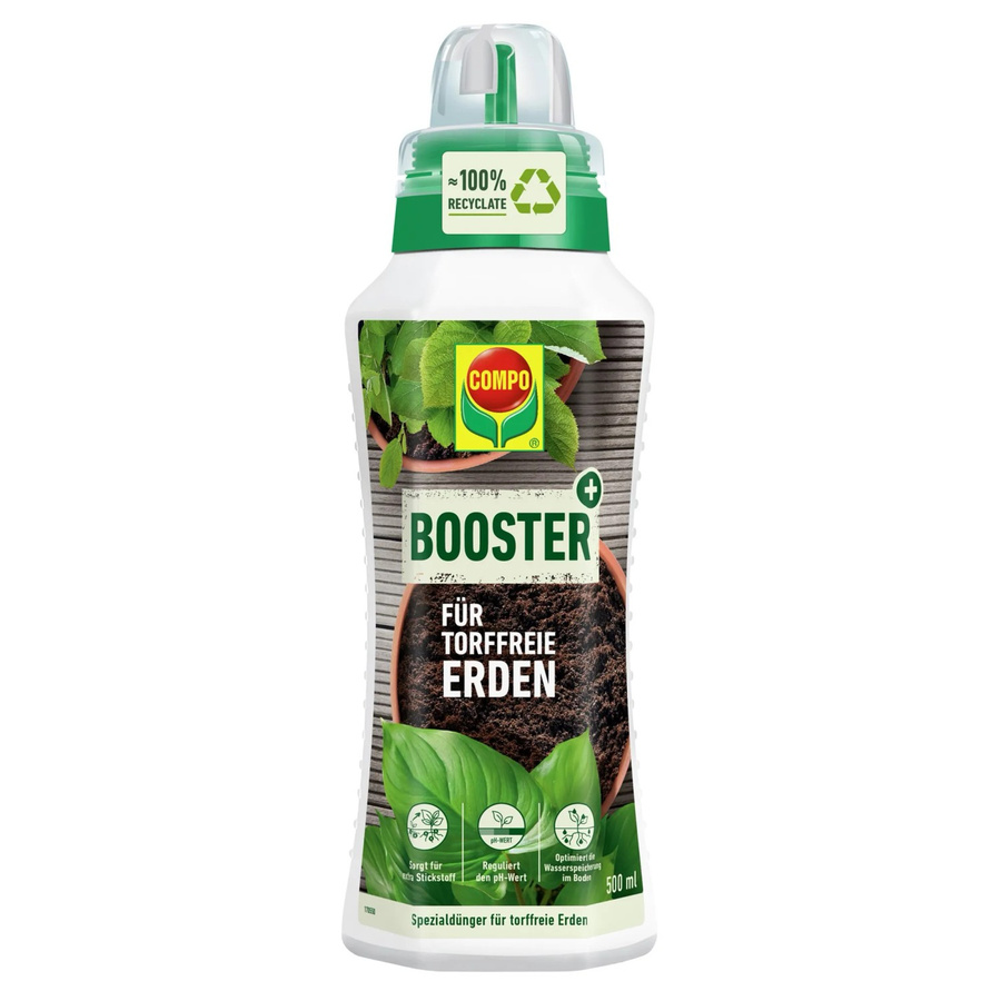 Compo Booster Flüssigdünger für torffreie Erden, ideal für Pflanzen, Gemüse, Obst und Kräuter, 500 ml - Bild 2