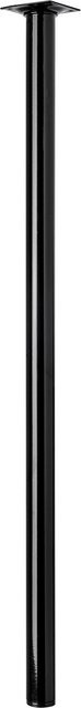 Hettich Tischbein aus Stahl in Schwarz matt, Durchmesser: 3 cm, Höhe: 70 cm - Bild 1