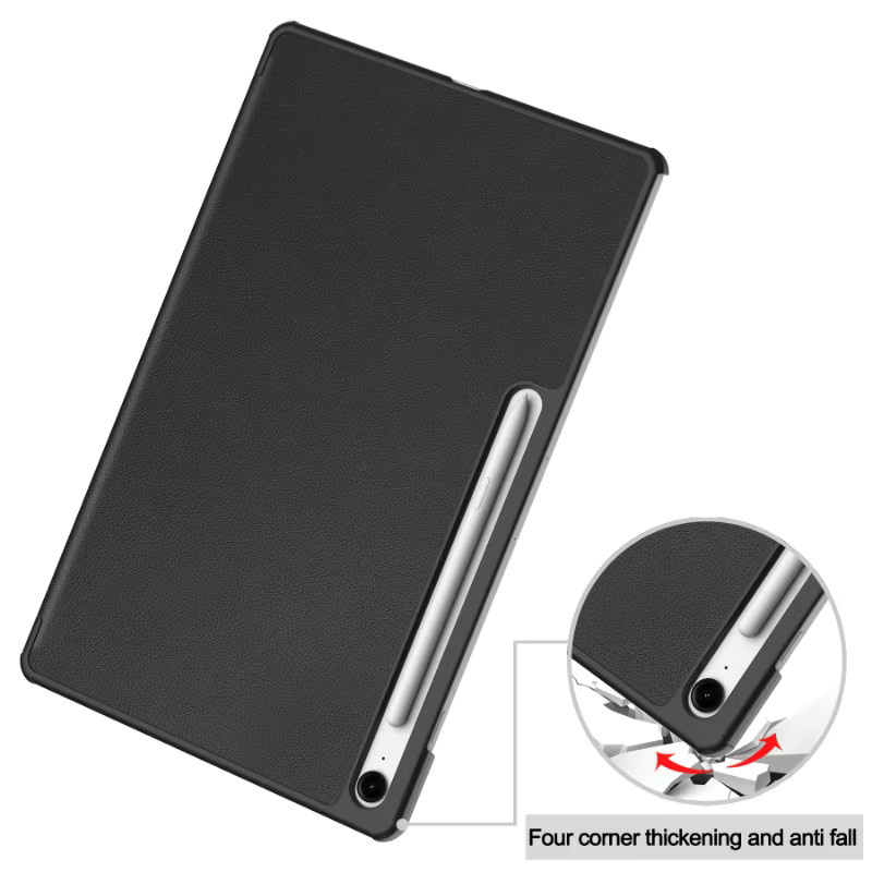 Smart Case für Samsung Galaxy Tab S10 FE Plus 13,1 Zoll (2025) SM-X620 mit klappbarem Ständer und Auto-Sleep Funktion in Schwarz - Bild 6