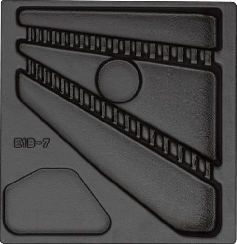 Gedore Werkzeugeinlage 1761153 1500 E-7-32L in Schwarz, B/T/H: 31,5 x 31,0 x 4,2 cm - Bild 1