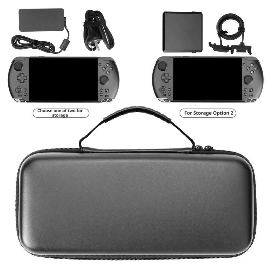 GPD EVA-Hartschalen-Aufbewahrungstasche für die GPD Win5 Spielekonsole in Schwarz mit Handschlaufe und kratzfestem Schutz - Bild 2