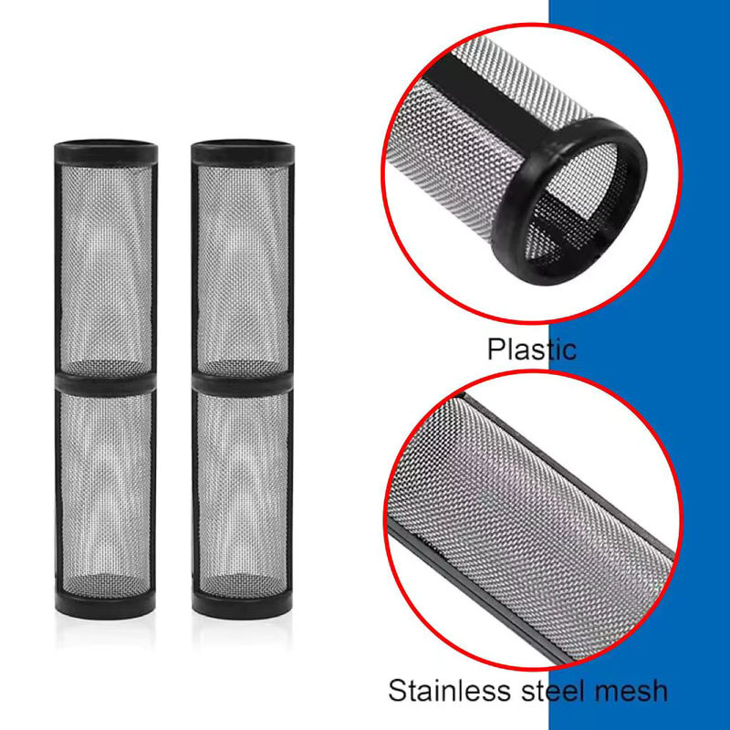 6er Set Airless Farbspritzgerät Filterpumpe und Verteiler Sieb kompatibel mit Graco 246384 für die Modelle 390 395 490 495 595 - Bild 6