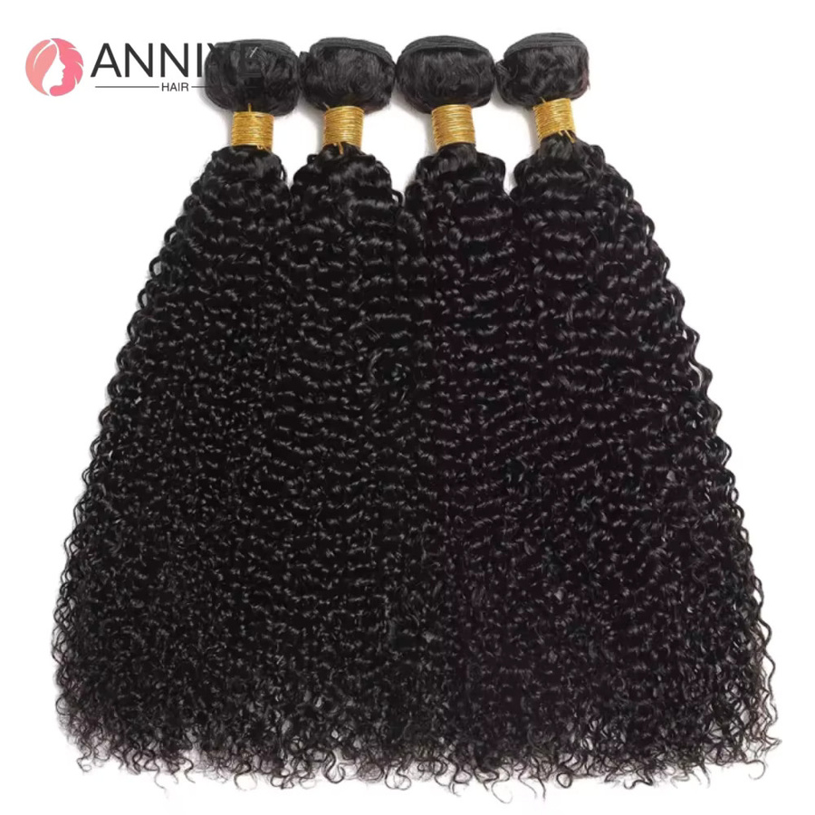 ANNIYE Hair Kinky Curly Echthaarverlängerungen, Damen - Bild 2