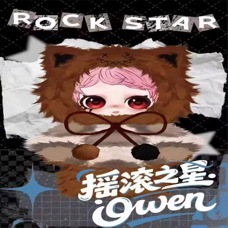 52TOYS Owen V2 Rock Star Serie Blind Box, Niedliche Puppe, Anime Figur - Bild 2