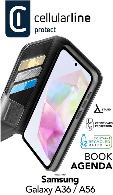 Book Agenda 2 Case für Samsung A36 5G und Samsung A56 5G in Schwarz - Bild 1
