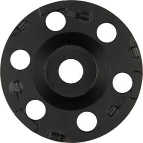 Klingspor DS 900PKD Diamantschleifteller mit PKD-Segmenten für Winkelschleifer, Durchmesser: 125 mm, Breite: 5 mm, Bohrung: 22,23 mm - Bild 1