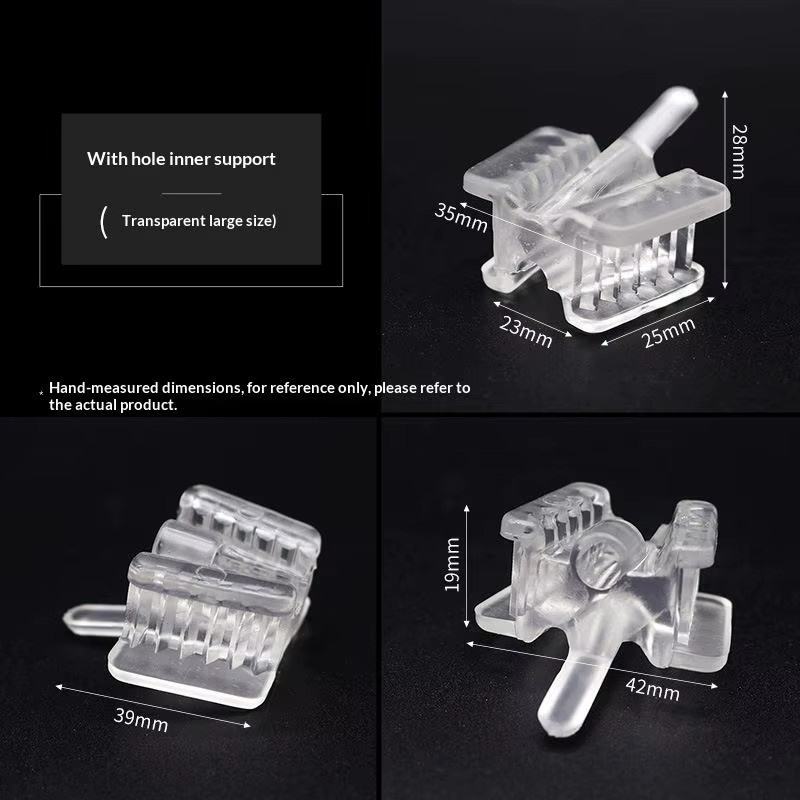 HNKMP Dental-Silikon-Mundstütze mit Speichelabsauger, 5 Stück, Unisex - Bild 4