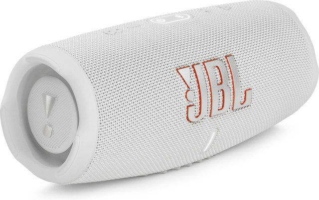 JBL Charge 5 Bluetooth-Lautsprecher weiß mit USB-C und IP67 Schutz - Bild 1