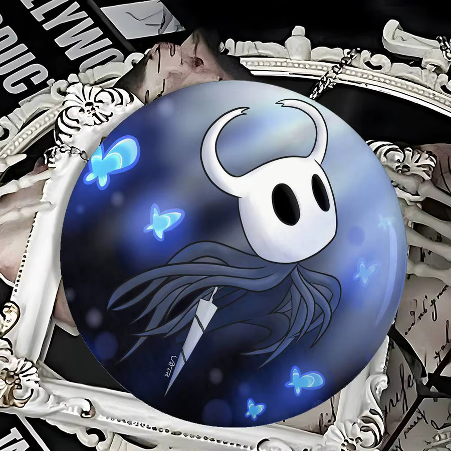 52TOYS Hollow K-Knight Cartoon-Abzeichen, Fantasy, multicolour, round - Bild 5