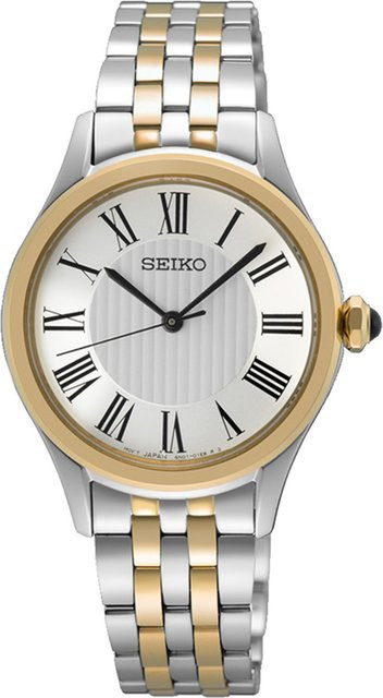 Seiko Armbanduhr, Quarz, Edelstahl, Silber, 30 mm, Damen - Bild 1