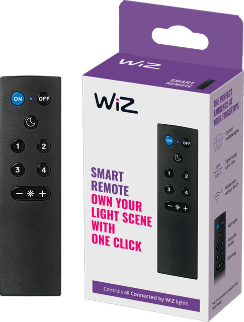 WiZ WiZmote Smarte Fernbedienung, Schwarz - Bild 2
