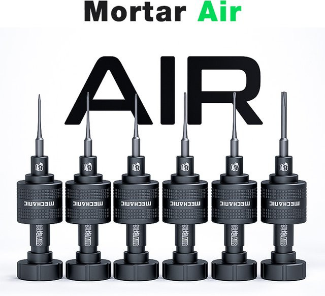 MECHANIC Mortar AIR Quick Demontage-Schraubendreher-Set in Schwarz mit Magnetismus-Adsorption für Handy-Reparaturen - Bild 1