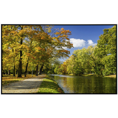 papermoon Infrarotheizung EcoHeat Fluss im Herbstpark mit Matt-Effekt in Bunt, App-Steuerung und Überhitzungsschutz - Bild 2