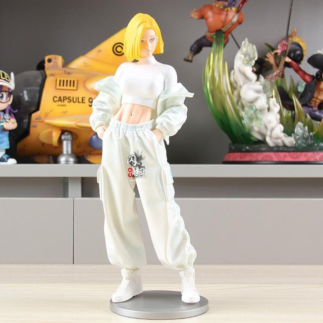 Bandai Dragon Ball Statue Figur, Roboter 18, Schreibtischdekoration - Bild 1