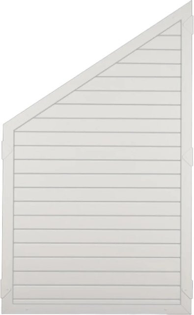 T & J Kunststoff-Zaunelement Lightline Ecke weiß, B/H/T: 90 x 150 x 90 cm - Bild 1