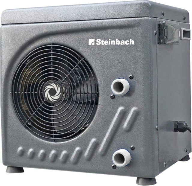 Steinbach Luft-Wärmepumpe Mini für Swimmingpools bis 20.000 l mit Durchflusssensor und 3,9 kW Heizleistung - Bild 1