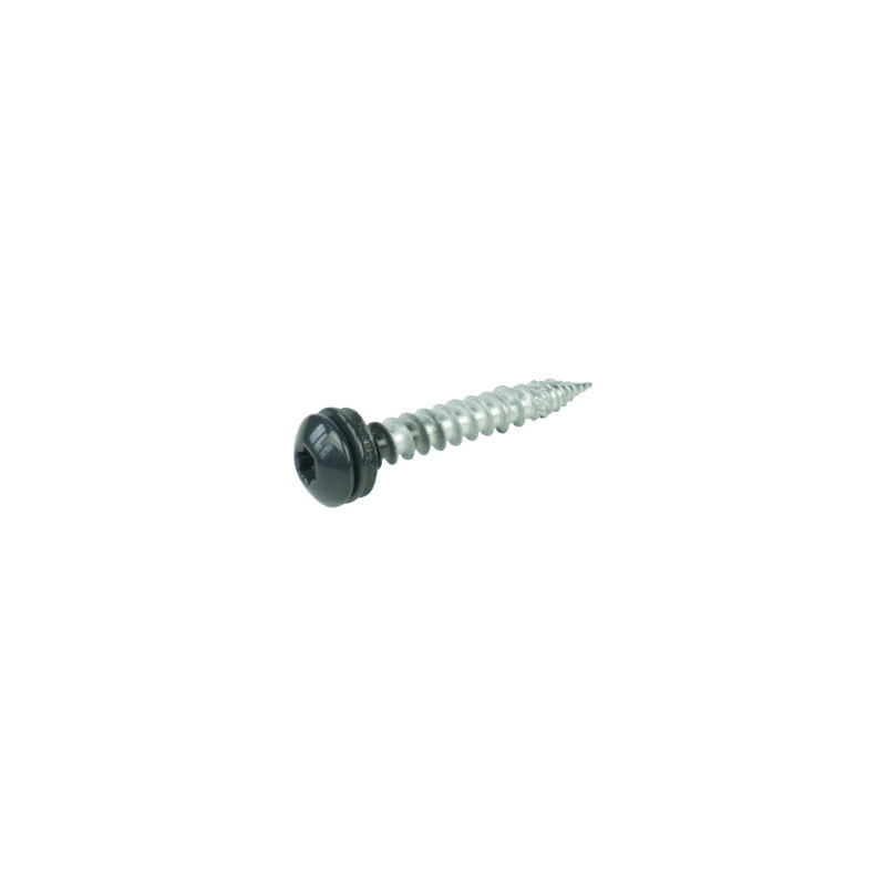 Friedrich von Lien AG Fassaden-Edelstahlschrauben zur Befestigung von Tiefsicke auf Holzunterkonstruktion, Farbe: Silber, Durchmesser: 6,0 mm, Länge: 40 mm, 100 Stück pro Packung - Bild 1