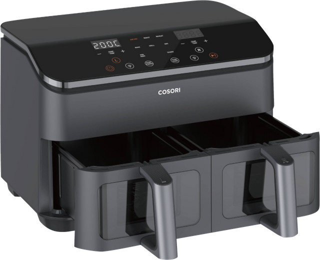 COSORI Heißluftfritteuse Dual Basket CAF-R901-AEUR mit Digitalanzeige, Schwarz, 8,5 Liter - Bild 1