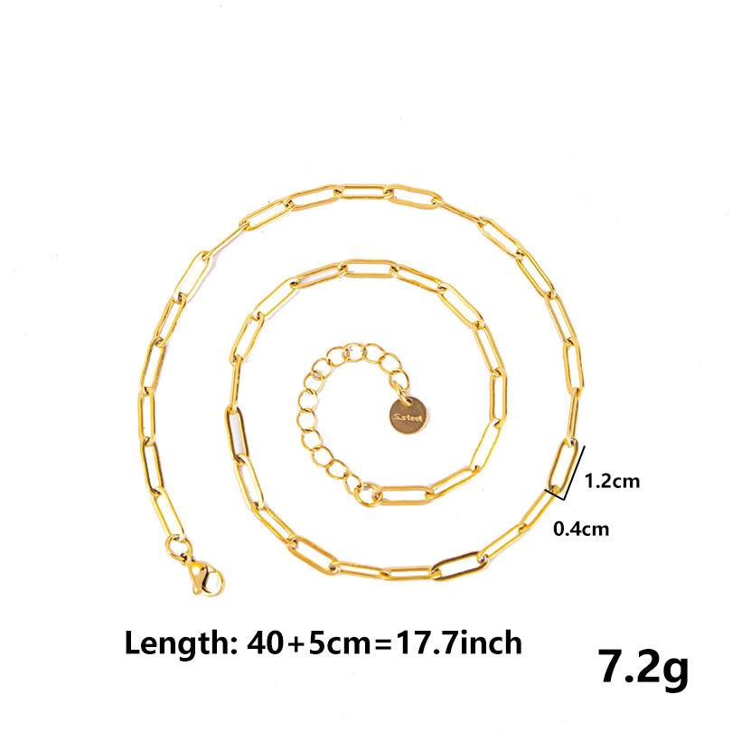 Halskette Edelstahl, Geometrisch, Unisex - Bild 2