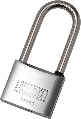 Kasp Vorhängeschloss K14550L63D aus Edelstahl in Silber, 50 mm - Bild 1