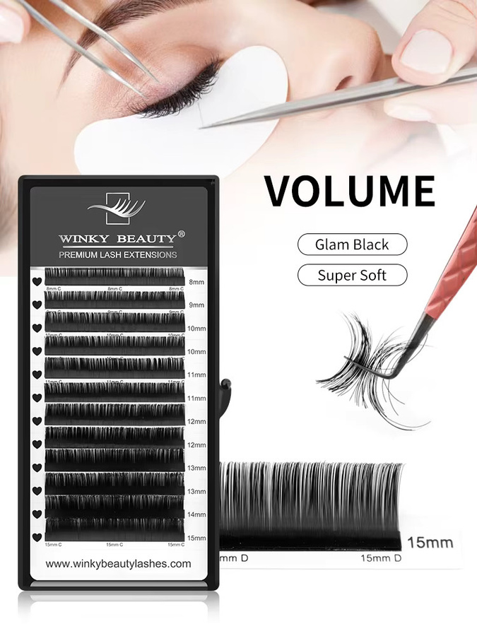 Winky Beauty Wimpernverlängerung, Glam Black, Unisex - Bild 5