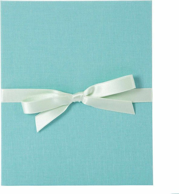 goldbuch Leporello Fotoalbum in Aqua mit weißen Seiten für 10 Fotos, B: 15,5 cm, H: 19 cm - Bild 1
