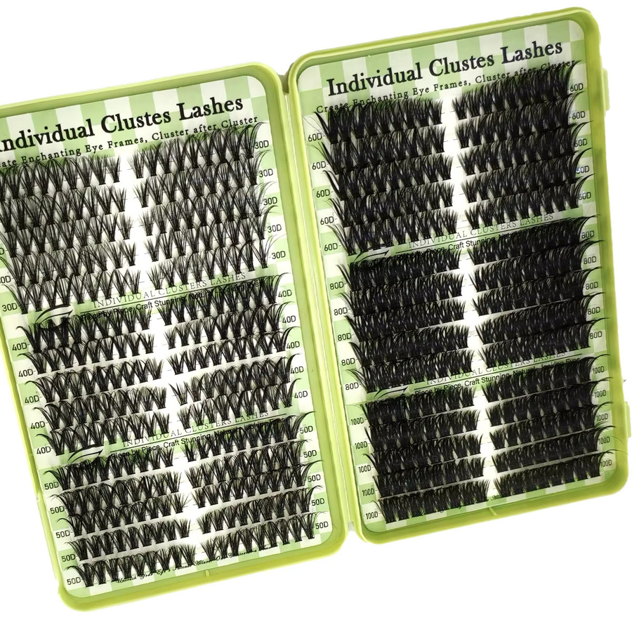 AMSDCN Lash Clusters DIY Wimpernverlängerung, D Curl, Mega Volume - Bild 5