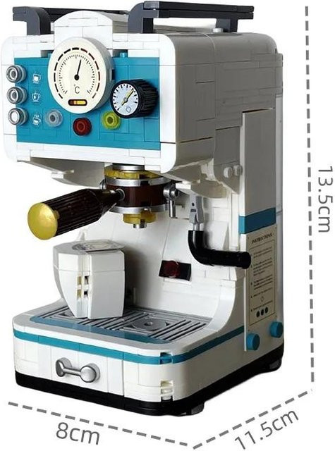 Wucifang Bags Kaffeemaschine Bausteine Spielzeugset, Grau, ab 6 Jahren - Bild 1