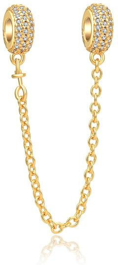 Anhänger Sternblume, Messing, Zirkonia, Damen, beige - Bild 1