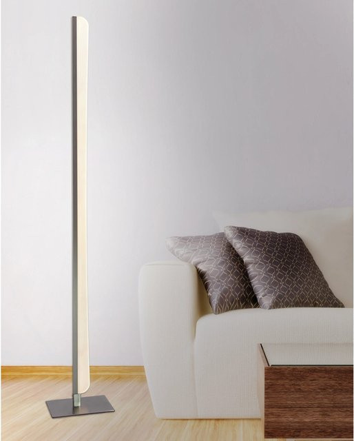 Näve LED-Stehleuchte Bones 2 in Chrom mit warmweißem Leuchtmittel, Höhe: 125 cm - Bild 1