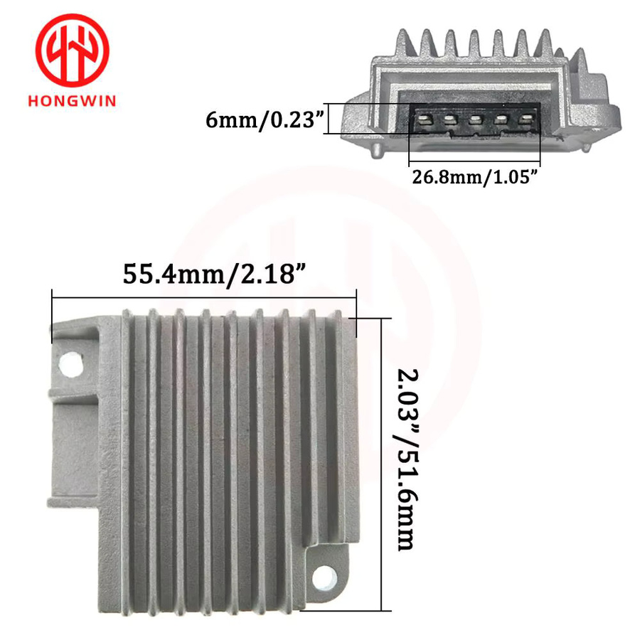HONGWIN Zündsteuermodul DAB800 in Grau für Fiat Tempra Panda Tipo Fiorino Duna und Lancia Y10 (156) OEM: XM640 9940095 138082 - Bild 2
