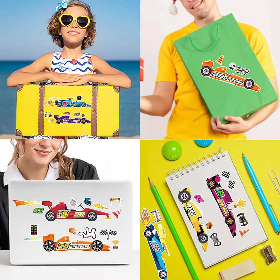 GOGOTU Rennwagen Gesicht Puzzle, Bunt / Mehrfarbig - Bild 5