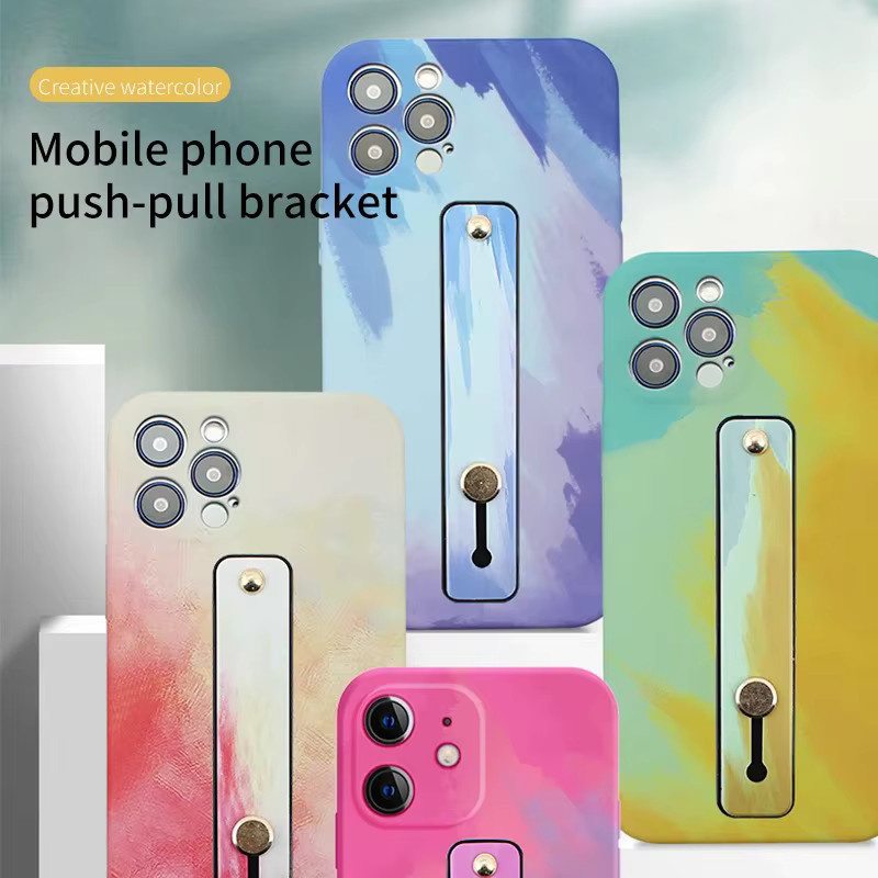 WSSHE Telefon Ständer mit Teleskop-Handgelenk-Strap und Finger Grip, 2 Stück - Bild 3
