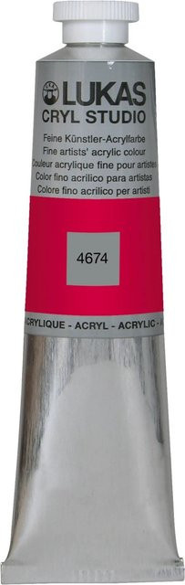 Lukas Cryl Studio Premium-Acrylfarbe Kadmiumrot dunkel (imit.) 75 ml - Bild 1