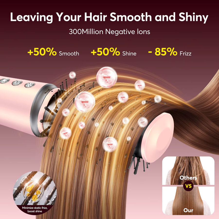 LYSMOSKI 5-in-1 Air Wrap Hair Styler, pink, Unisex - Bild 5