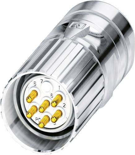 Phoenix Contact M23 Kabelsteckverbinder CA-07P1N8A8008 in Silber - Bild 1