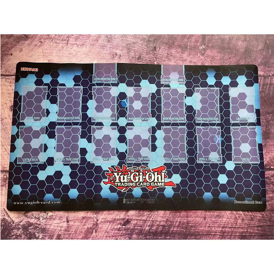 EVANOVM Yu-Gi-Oh Blue Classic Oldschool Style Kartenblock Custom Playmat, YGO Mat KMC TCG YuGiOh MAT-332 - Bild 2