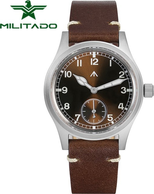 Militado Armbanduhr, Quarz, Edelstahl, Saphirglas, 36 mm, Unisex - Bild 1