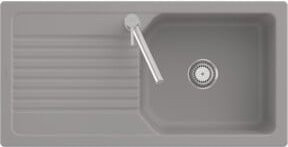 Villeroy & Boch Spüle Linara 60 Flat, flächenbündig, Keramik, grau - Bild 1