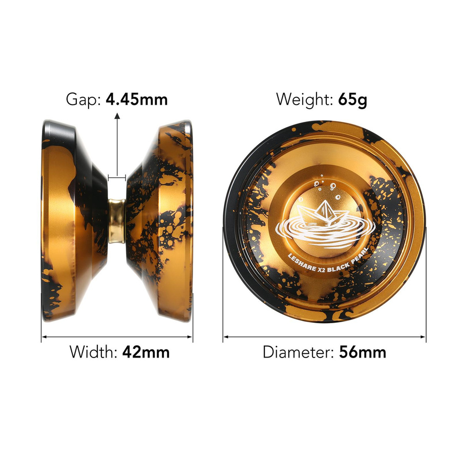 TOMTOP JMS Yoyo Ball aus Aluminiumlegierung 2-teiliges Set - Bild 6
